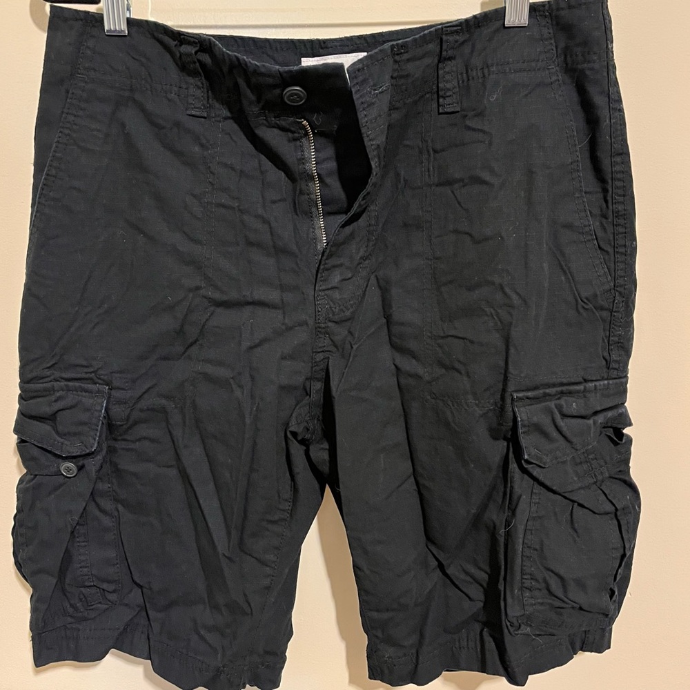 Goodiellow & co men’s black cargo shorts size 32